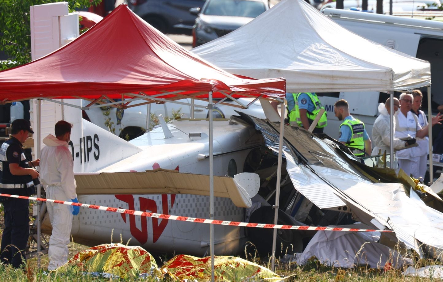 Los familiares de las víctimas y algunos vecinos de la zona presenciaron la tragedia Los familiares de las víctimas y algunos vecinos de la zona presenciaron la tragedia